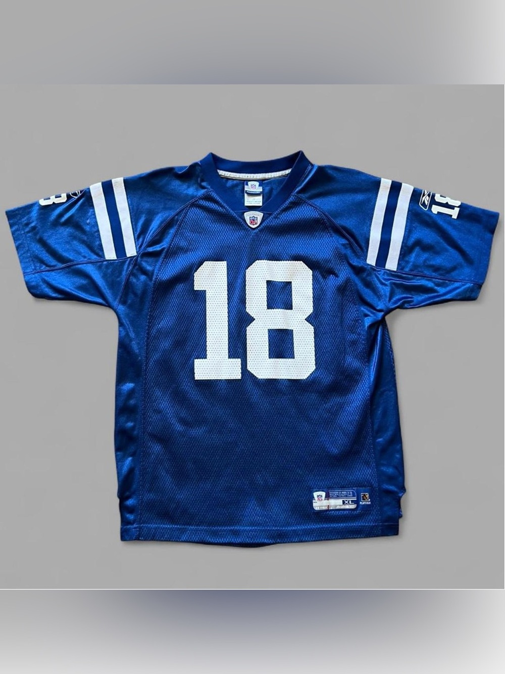 Reebok Peyton Manning Indianapolis Colts NFL Jersey. Size Youth XL 18-20.